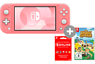NINTENDO Switch Lite Koralle inkl. Animal Crossing und 3 Monate Switch Online Mitgliedschaft