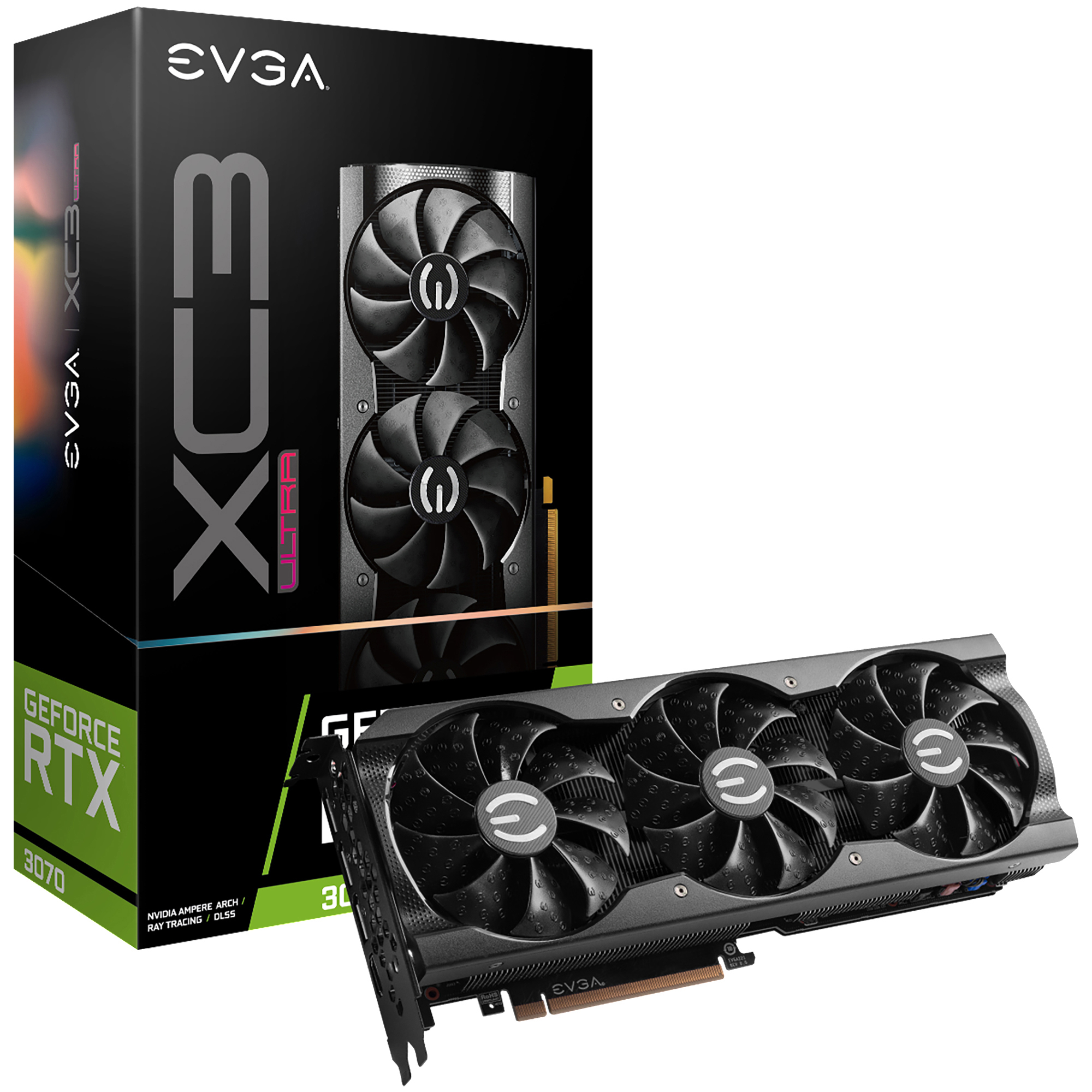 EVGA GeForce RTX™ 3070 XC3 ULTRA GAMING 8GB (08G-P5-3755-KR) (NVIDIA, Grafikkarte)