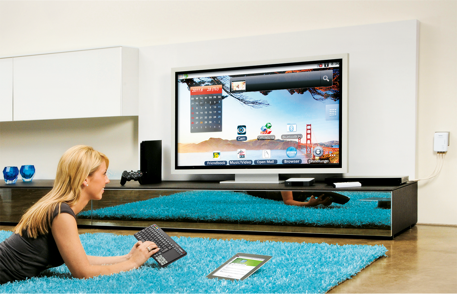 THOMSON 4-in-1 keyboard voor Panasonic smart-tv's