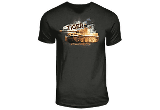 Tankfan - 034 Tiger I, fekete - 2XL - póló
