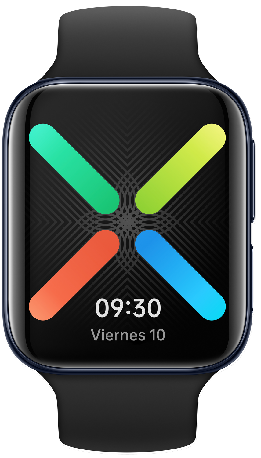 Smartwatch - OPPO Watch, 46 mm, Policarbonato, Wear OS, Multideporte, NFC, 36h, Negro