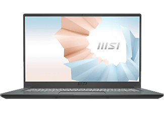 MSI Modern 15 A10M607 Szürke laptop (15,6" FHD/Core i3/8GB/512 GB SSD/Win10H)