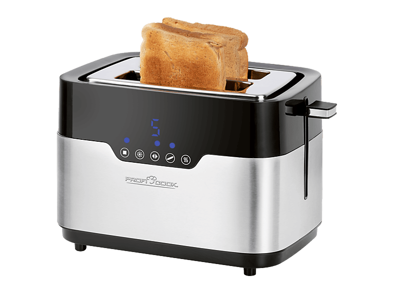 Profi Cook 2-Schlitztoaster mit Brötchen Aufsatz und Sensor-Touch Bedienung PC-TA1170 Toaster (920 Watt, Schlitze: 2) — Foto 2 von 5