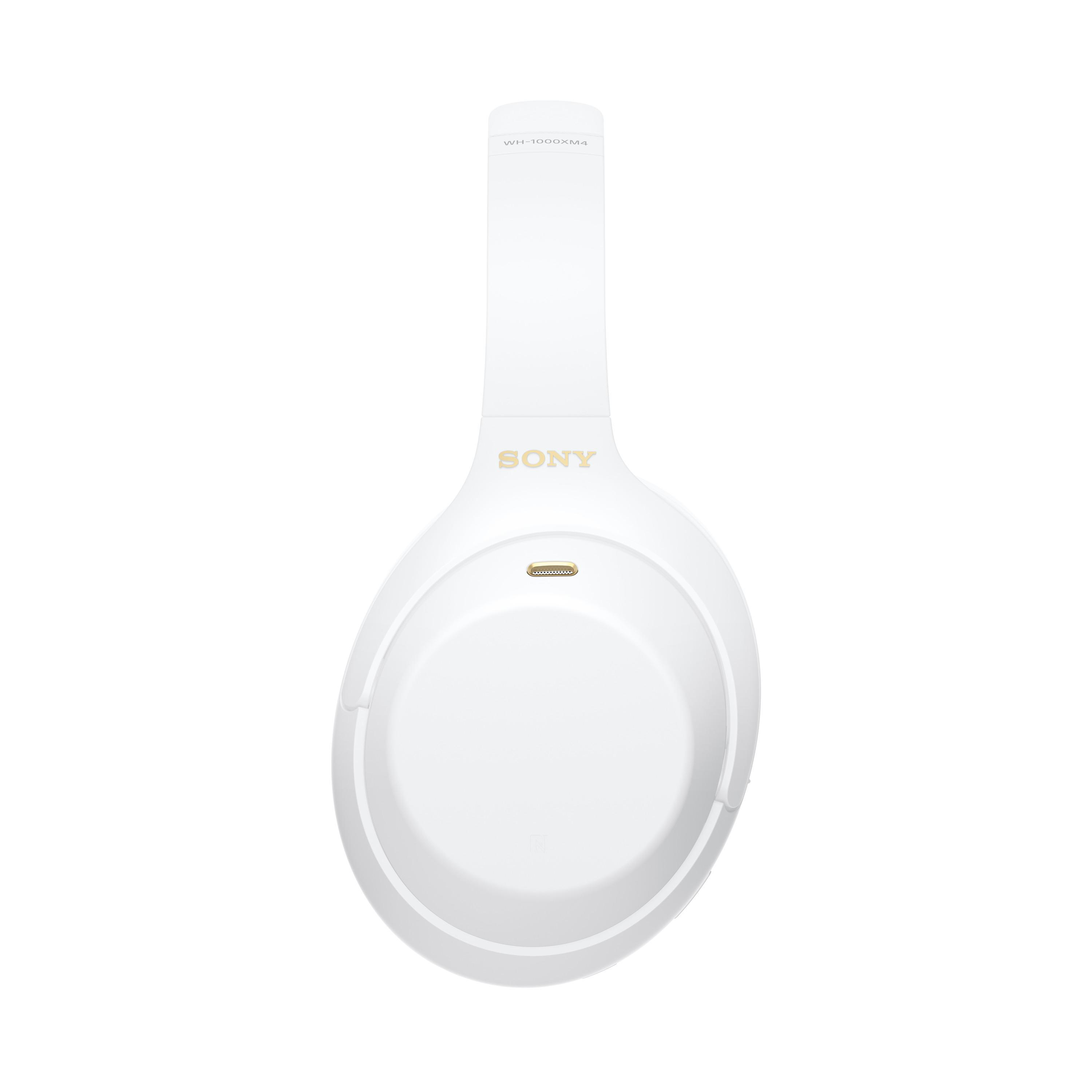 SONY WH-1000XM4 Noise Cancelling, Over-ear Kopfhörer Bluetooth Weiß (Limited Edition)