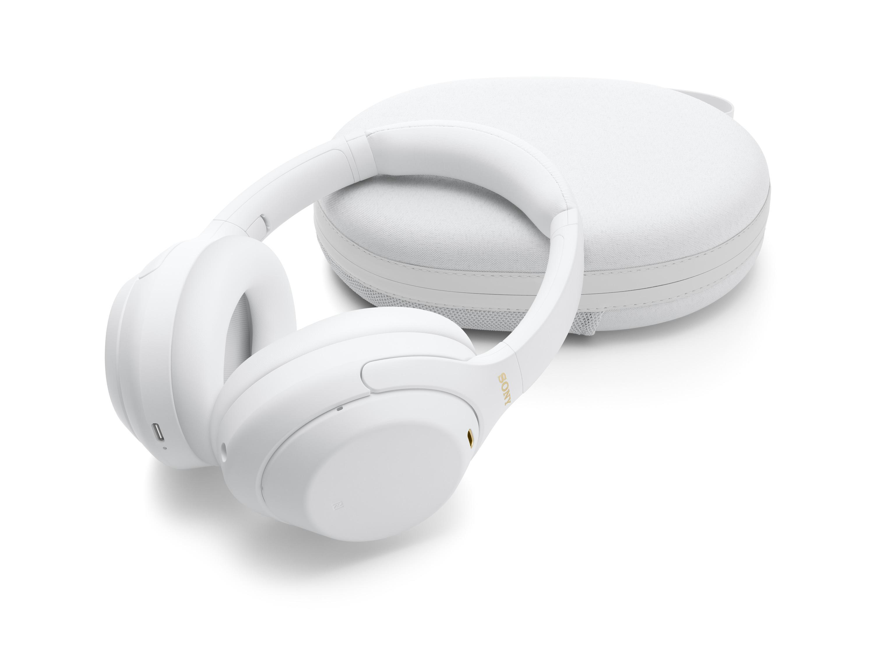 SONY WH-1000XM4 Noise Cancelling, Over-ear Kopfhörer Bluetooth Weiß (Limited Edition)