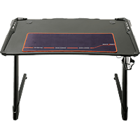 DXRACER Gaming Tisch MASTER LED, Schwarz