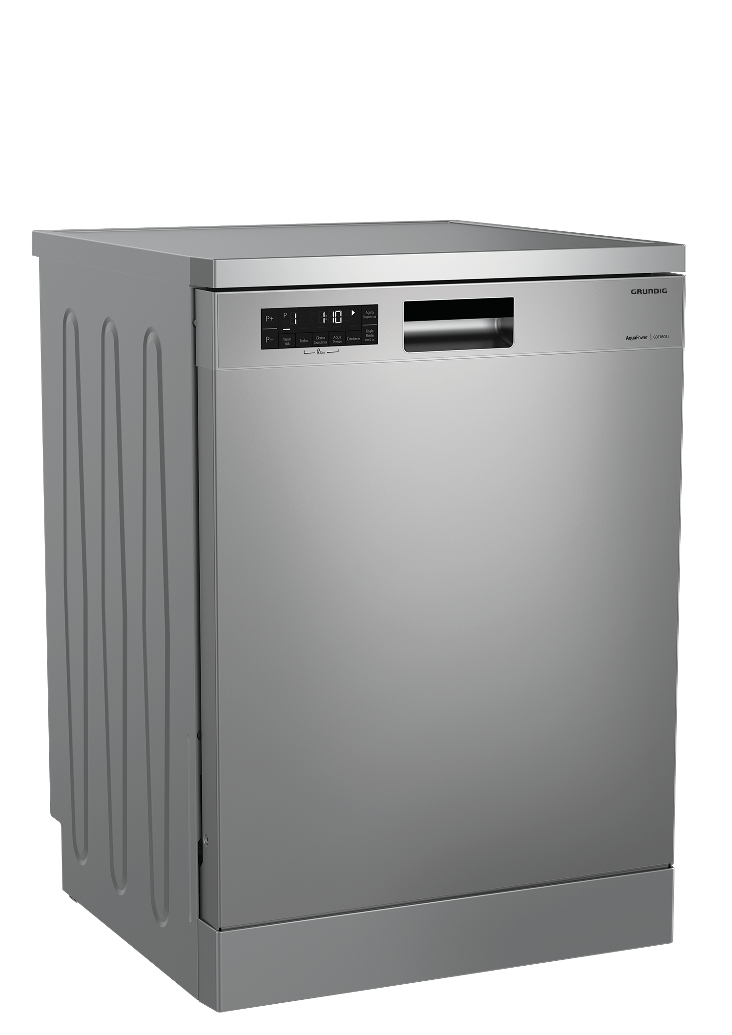 GRUNDIG GDF 8503 I E Enerji Sınıfı 8 Program 14 Kişilik Bulaşık Makinesi Inox