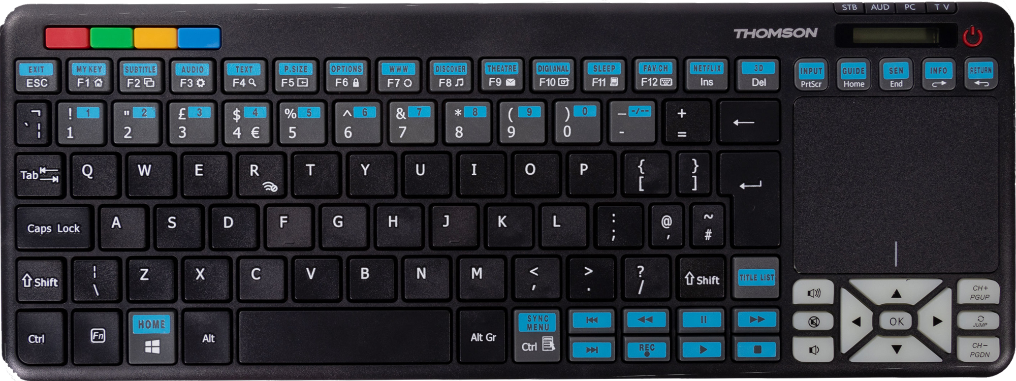 THOMSON 4-in-1 keyboard voor Sony smart-tv's
