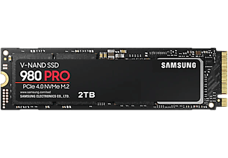 Disco duro SSD 2 TB - Samsung MZ-V8P2T0BW, PCIe Gen 4.0 x4, NVMe 1.3c, 7000 MB/s, Negro