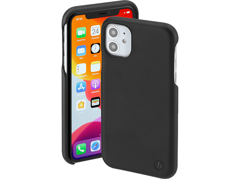 HAMA Finest Sense, Backcover, Apple, iPhone 11, Schwarz MediaMarkt