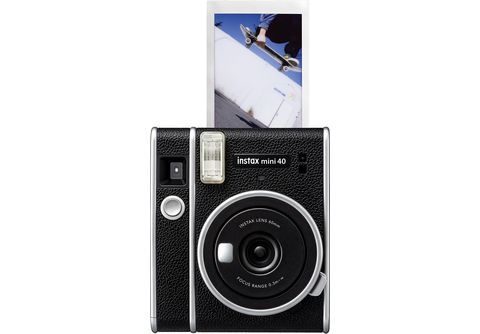 | mini FUJIFILM MediaMarkt Schwarz instax Sofortbildkamera, 40 Sofortbildkameras