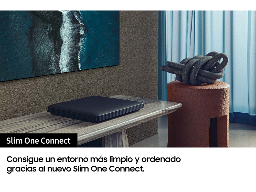 TV QLED 65" - Samsung QE65QN95AATXXC, Neo QLED 4K IA, HDR 2000, Smart TV, OTS+, Carbón