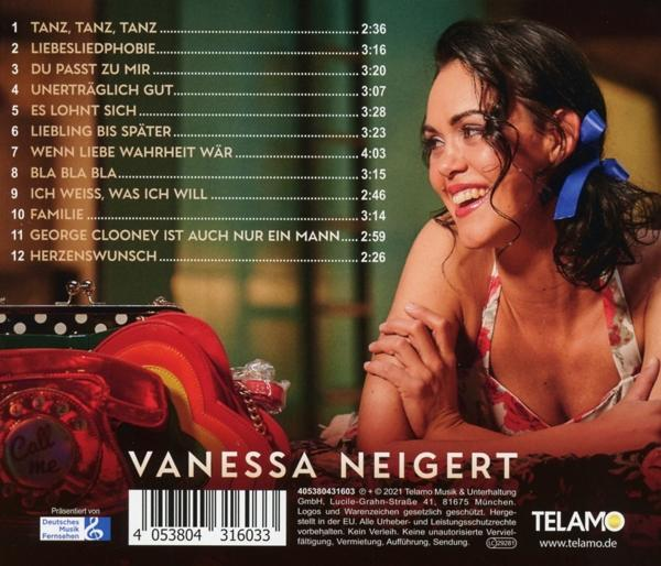 Albumcover. Frau lächelt. Text auf dem Cover.