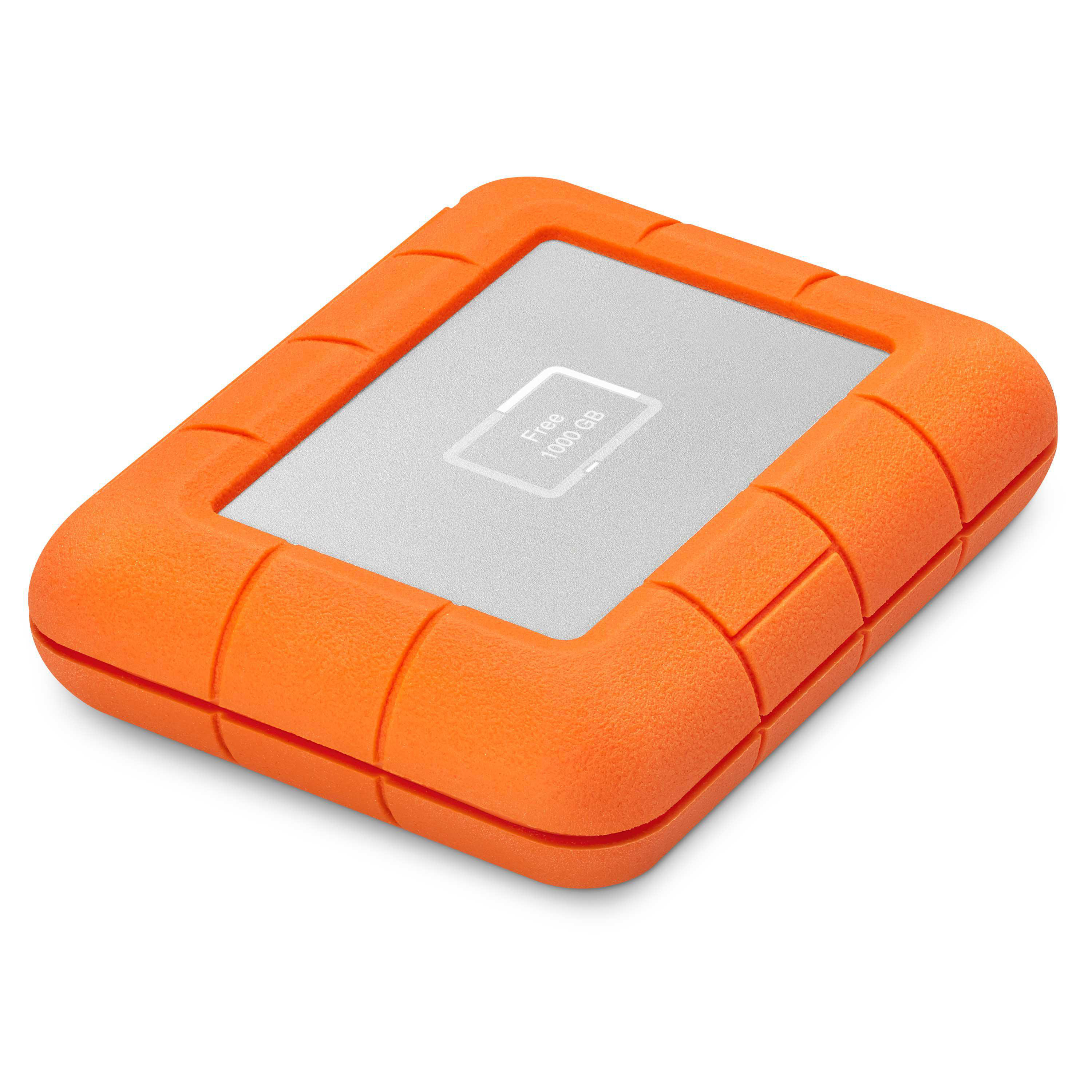 LACIE Festplatte, BOSS SSD Zoll, Orange/Silver 1 SSD, Rugged TB extern, 2,5