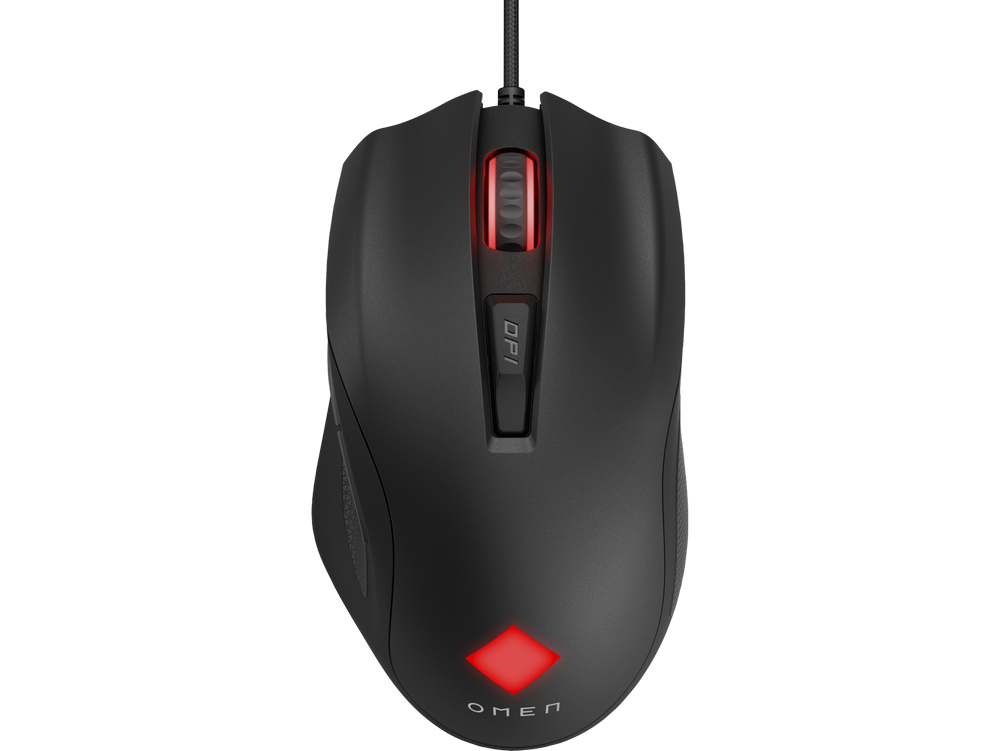 Ratón gaming - HP OMEN Vector, Por cable, 16000 ppp, Negro