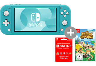 NINTENDO Switch Lite Türkis inkl. Animal Crossing und 3 Monate Switch Online Mitgliedschaft