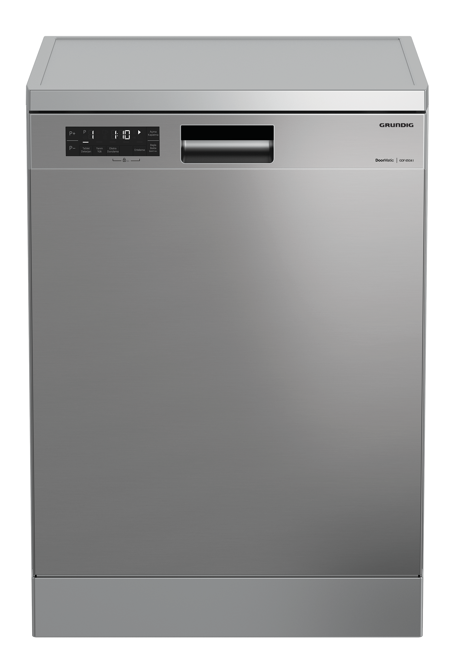 GRUNDIG GDF 6504 I D Enerji Sınıfı 6 Programlı 14 Kişilik Bulaşık Makinesi Inox