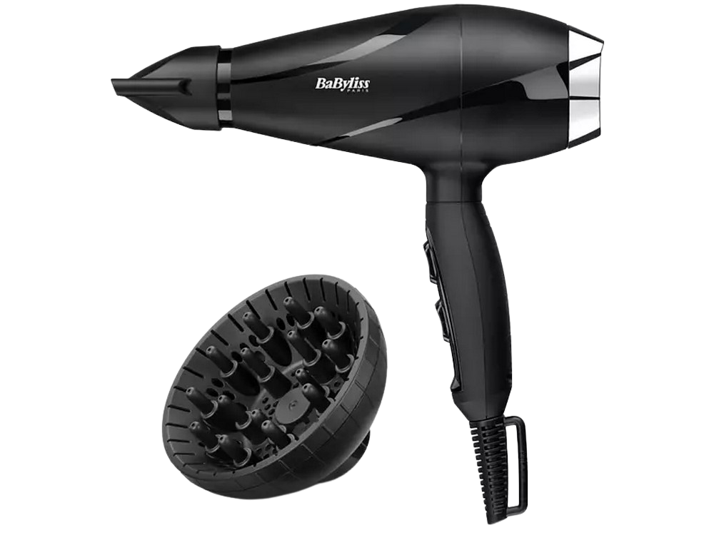 Secador Babyliss Shinepro 6713de con motor ac pelo 2200w 3 temperaturas 2 velocidades negro 2200