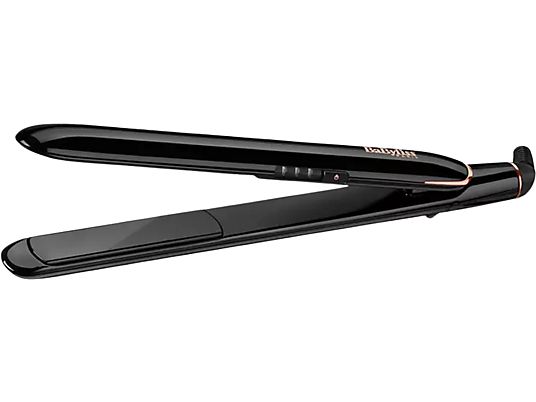 Plancha de pelo - BaByLiss Smooth Finish ST250E, Hasta 230ºC, 3 Ajustes, Apagado automático, Negro