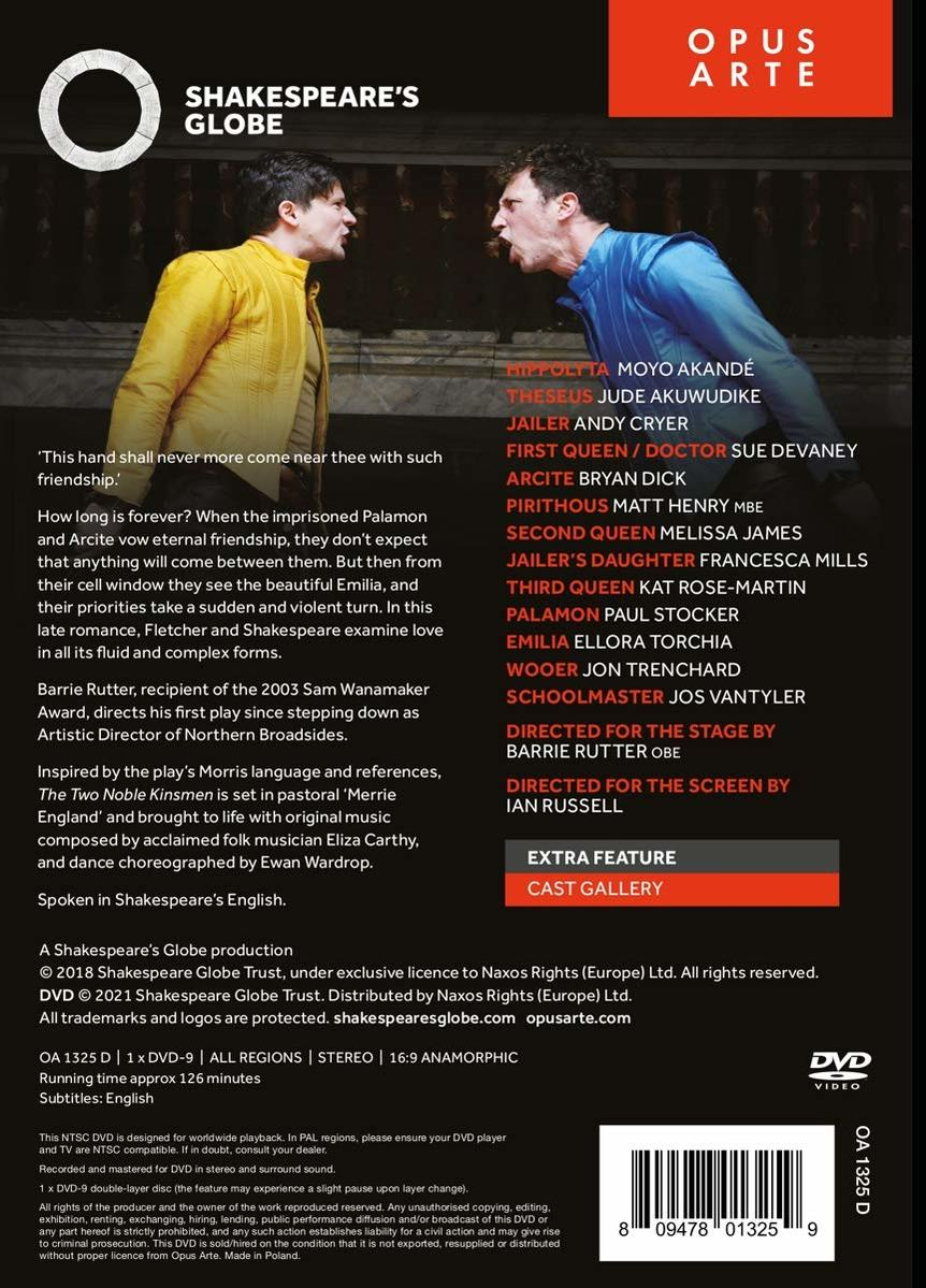 Two Noble Kinsmen DVD