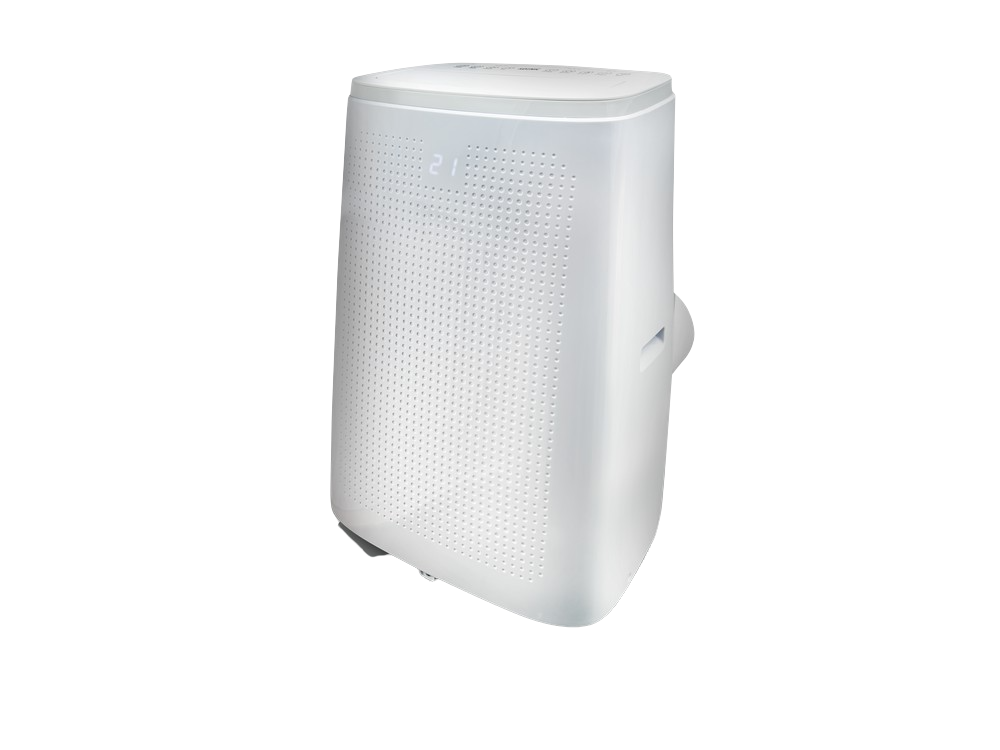 Aire acondicionado portátil - Koenic KAC 14021 WLAN, 3500 frig/h, WiFi, Deshumidificador, 150 m³, Blanco