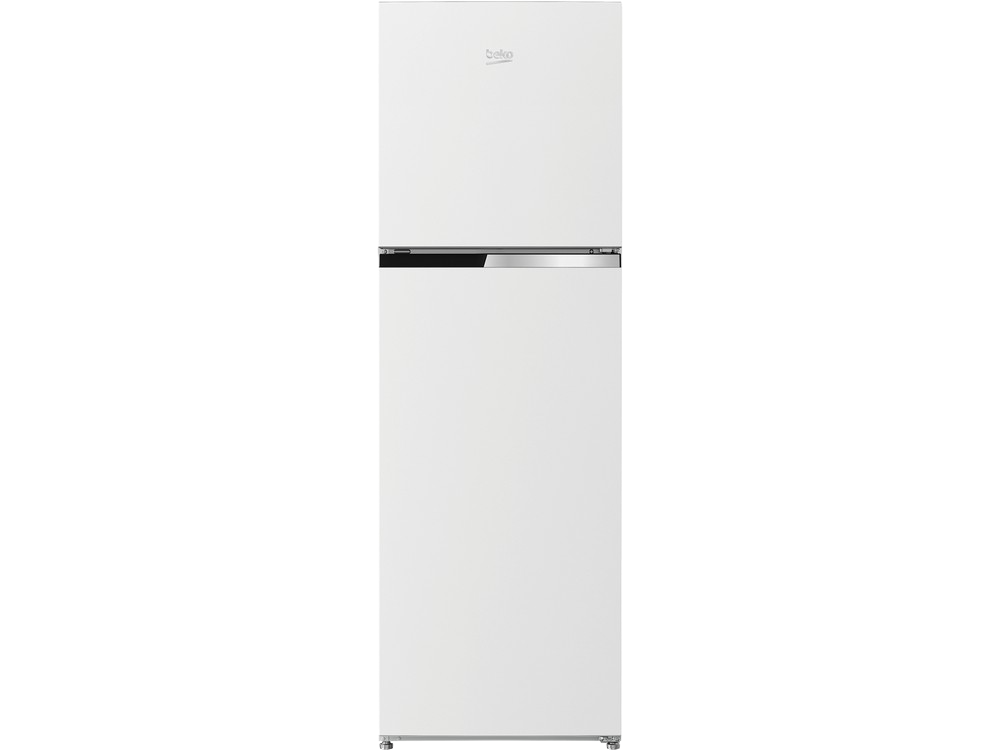 Frigorífico dos puertas - Beko RDNT271I30WN, 250 l, No Frost, 165 cm, Blanco