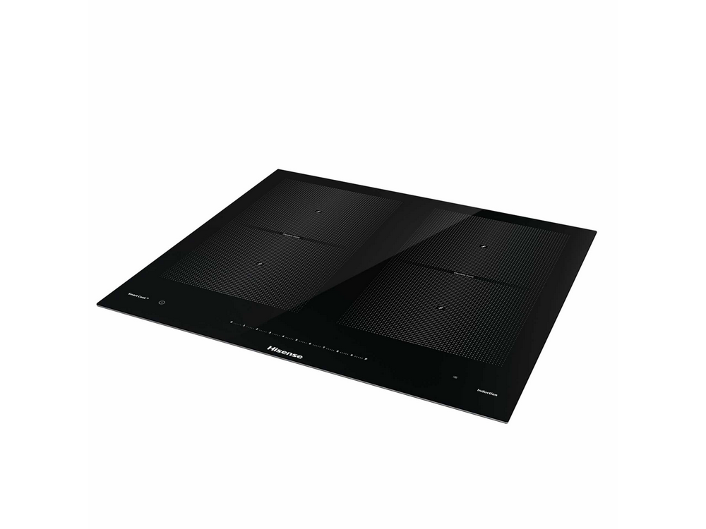 Encimera - Hisense I6456CB, Inducción, 4 zonas, Indicador de calor residual, 59.5 cm, Negro