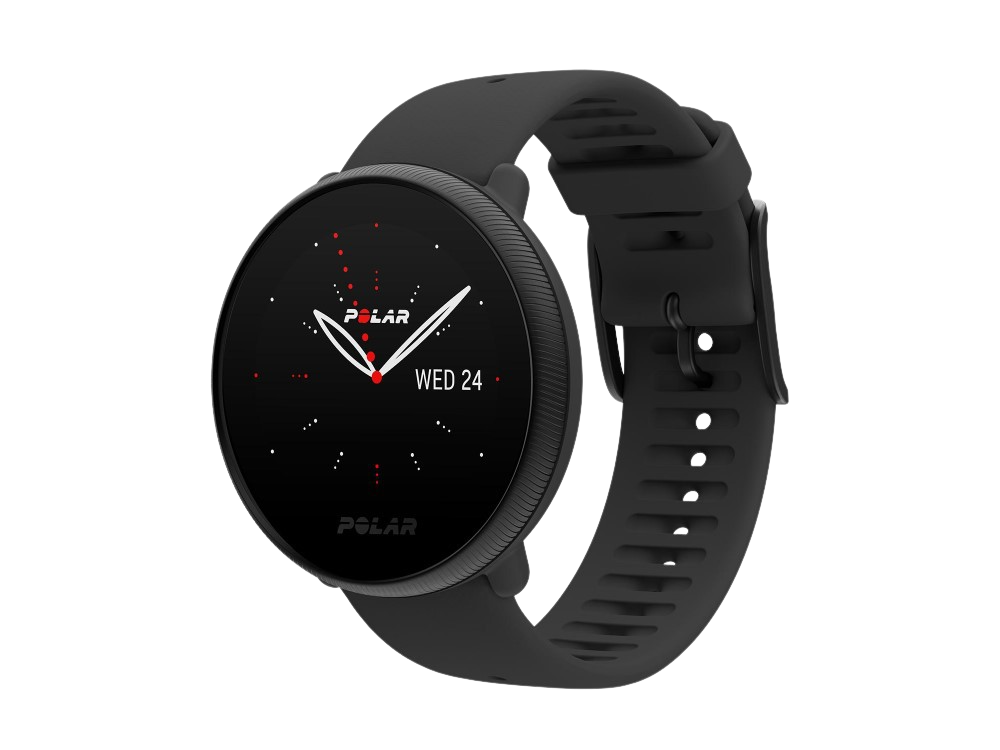 Smartwatch - Polar Ignite 2, 1.2", 5 días, 165 mAh, IPS TFT, Bluetooth, GPS, Frecuencia cardíaca, Negro