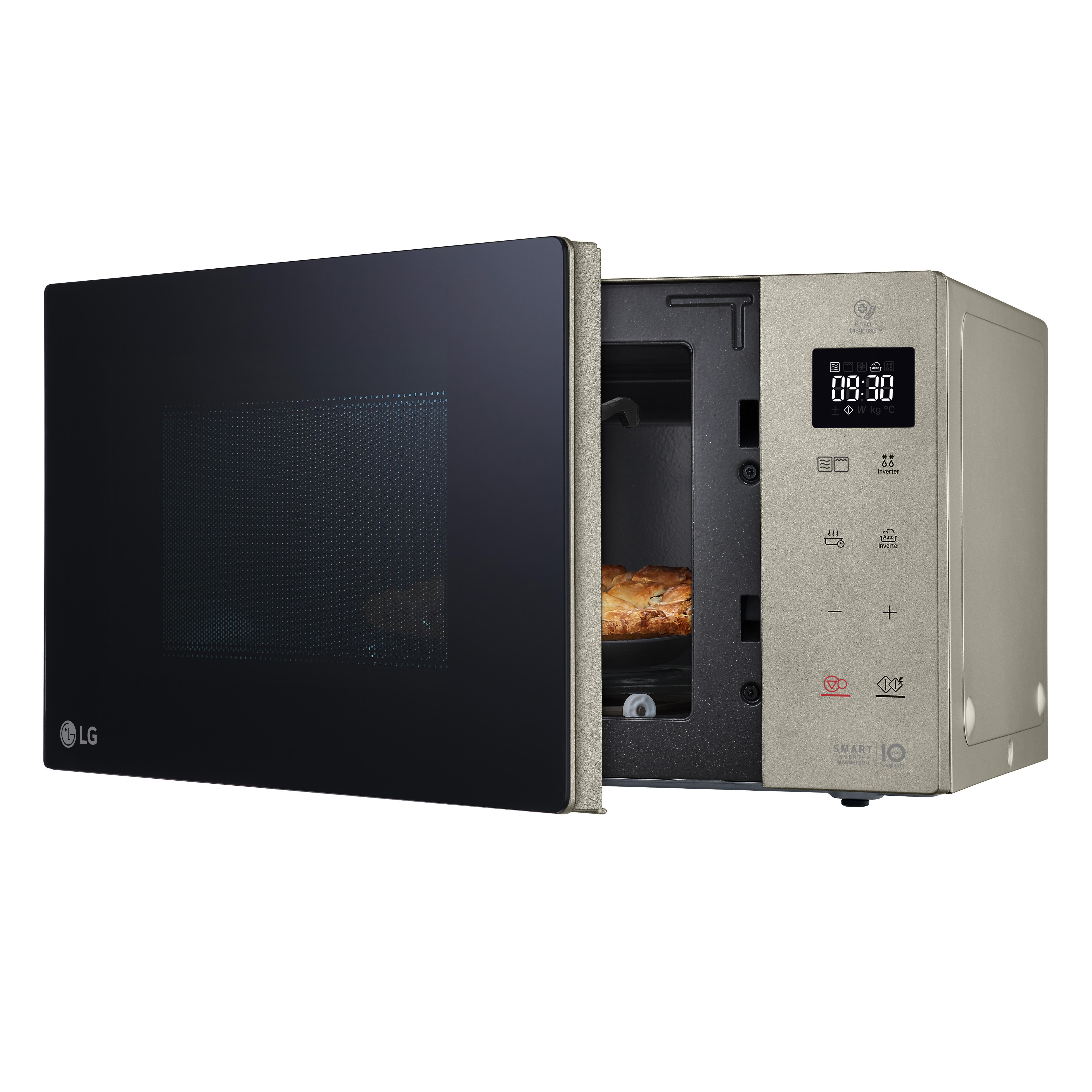 LG MH6535NBS, Mikrowelle (1150 Watt, Grillfunktion)