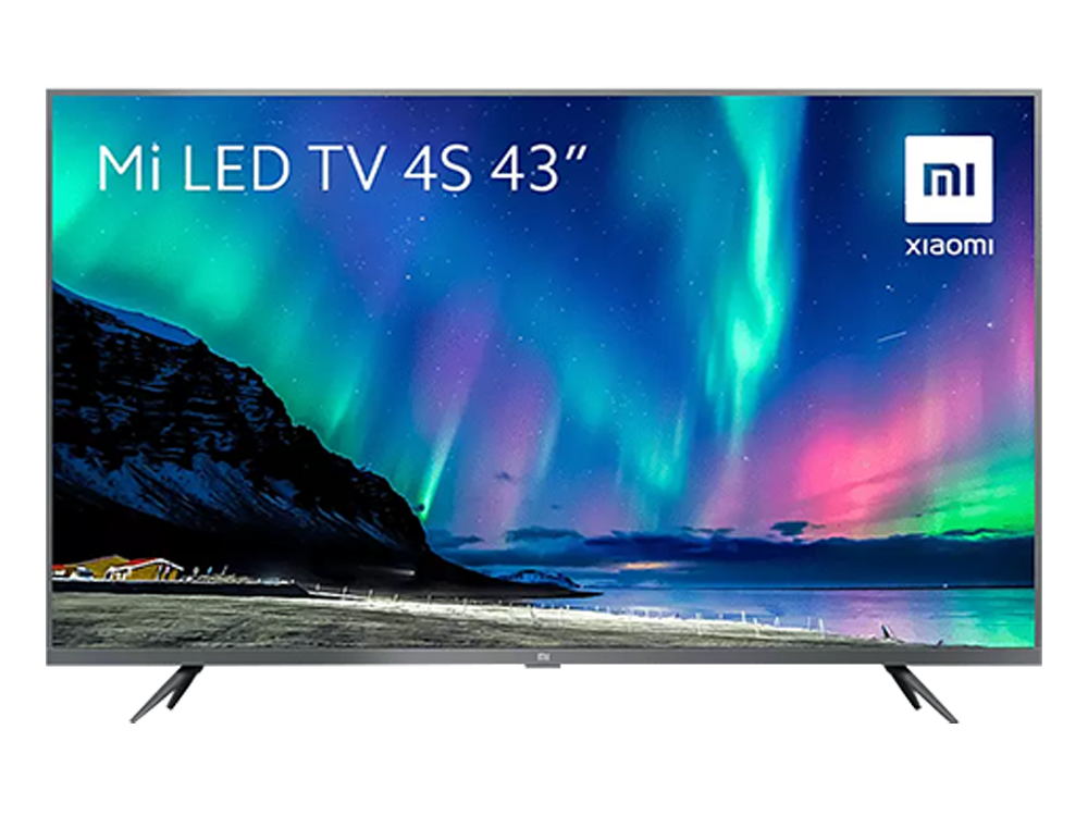 TV LED 43" - Xiaomi Mi TV 4S UHD 4K, Quad Core, BT, Android TV, PatchWall, Google Assistant, Chromecast, Gris