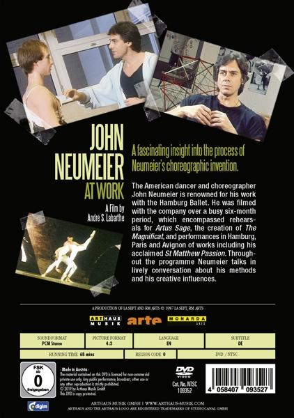 NEUMEIER John/hamburg - WORK (DVD) - DOCU AT Neumeier JOHN Ballett