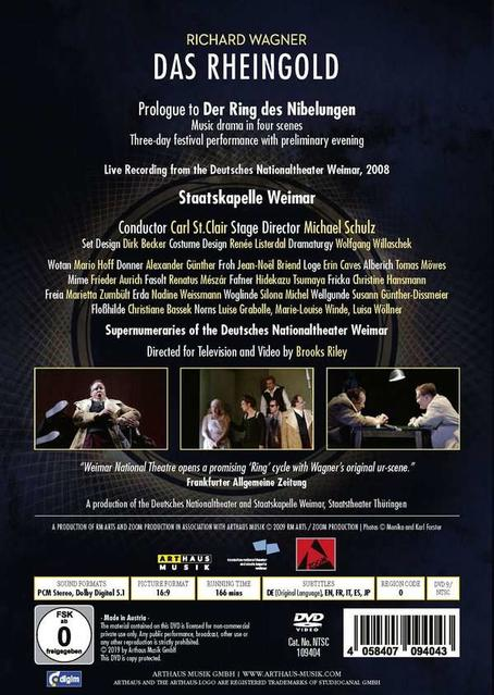 VARIOUS - WAGNER:DAS RHEINGOLD  - (DVD)