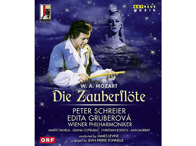 (Blu-ray) ZAUBERFLOTE Edita Peter - MOZART:DIE BR SALZBURG Gruberová 1982 - Schreier