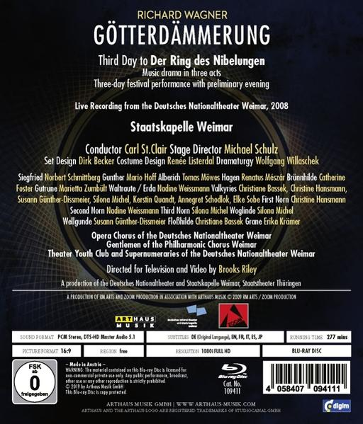 - Wagner Richard Götterdämmerung (Blu-ray) -