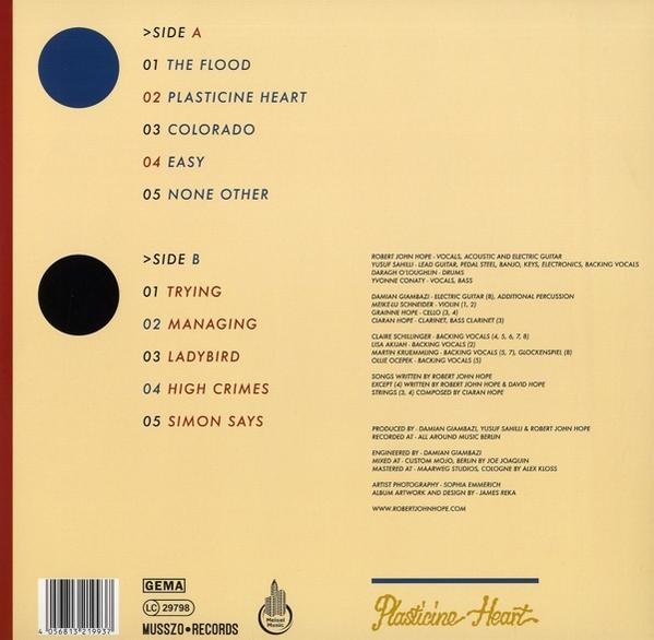 Robert John Hope - Plasticine Heart  - (Vinyl)