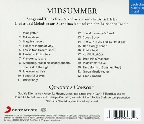 Quadriga Consort - Midsummer  - (CD)