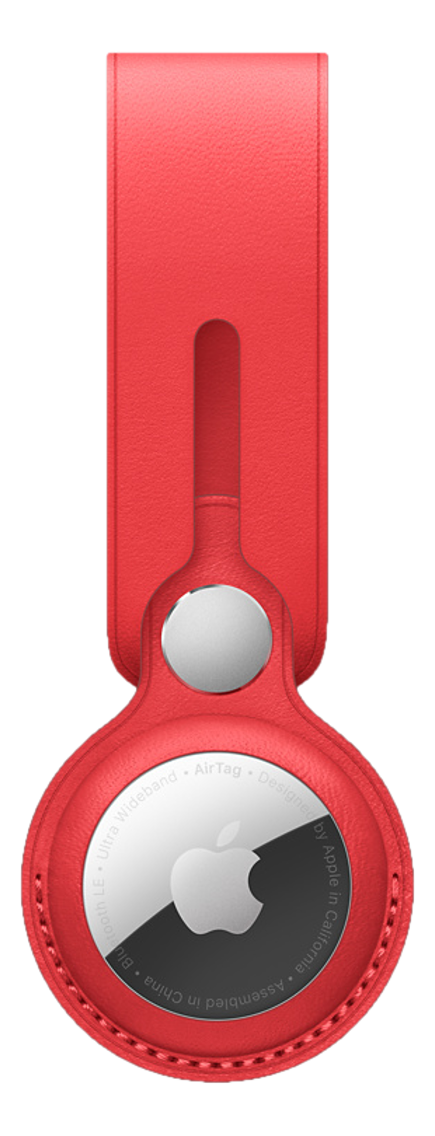 APPLE AirTag Leder Anhänger, (PRODUCT)RED Anhänger