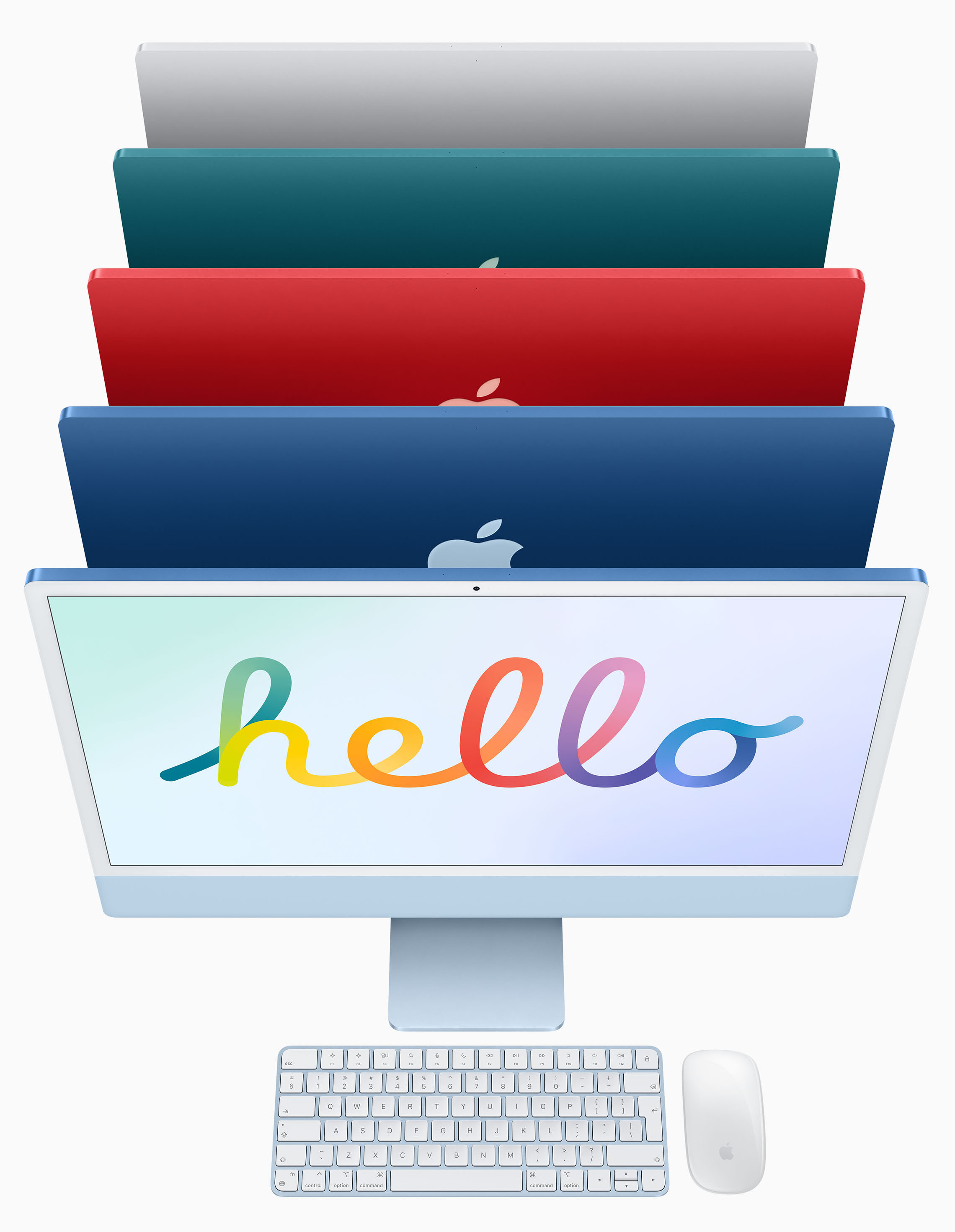 APPLE iMac 24" - Zilver M1/256 GB/8 GB