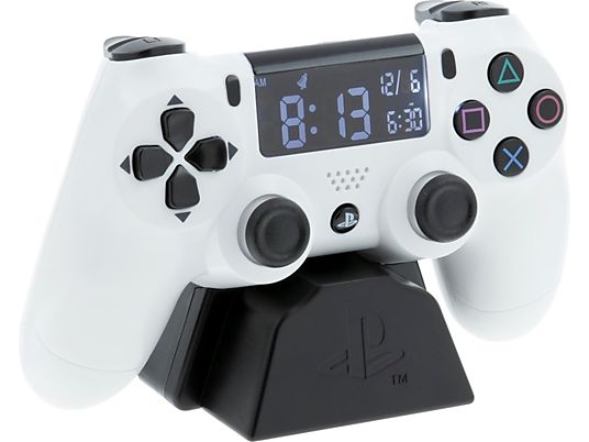 PALADONE Controller PlayStation - Sveglia (Bianco/Nero)