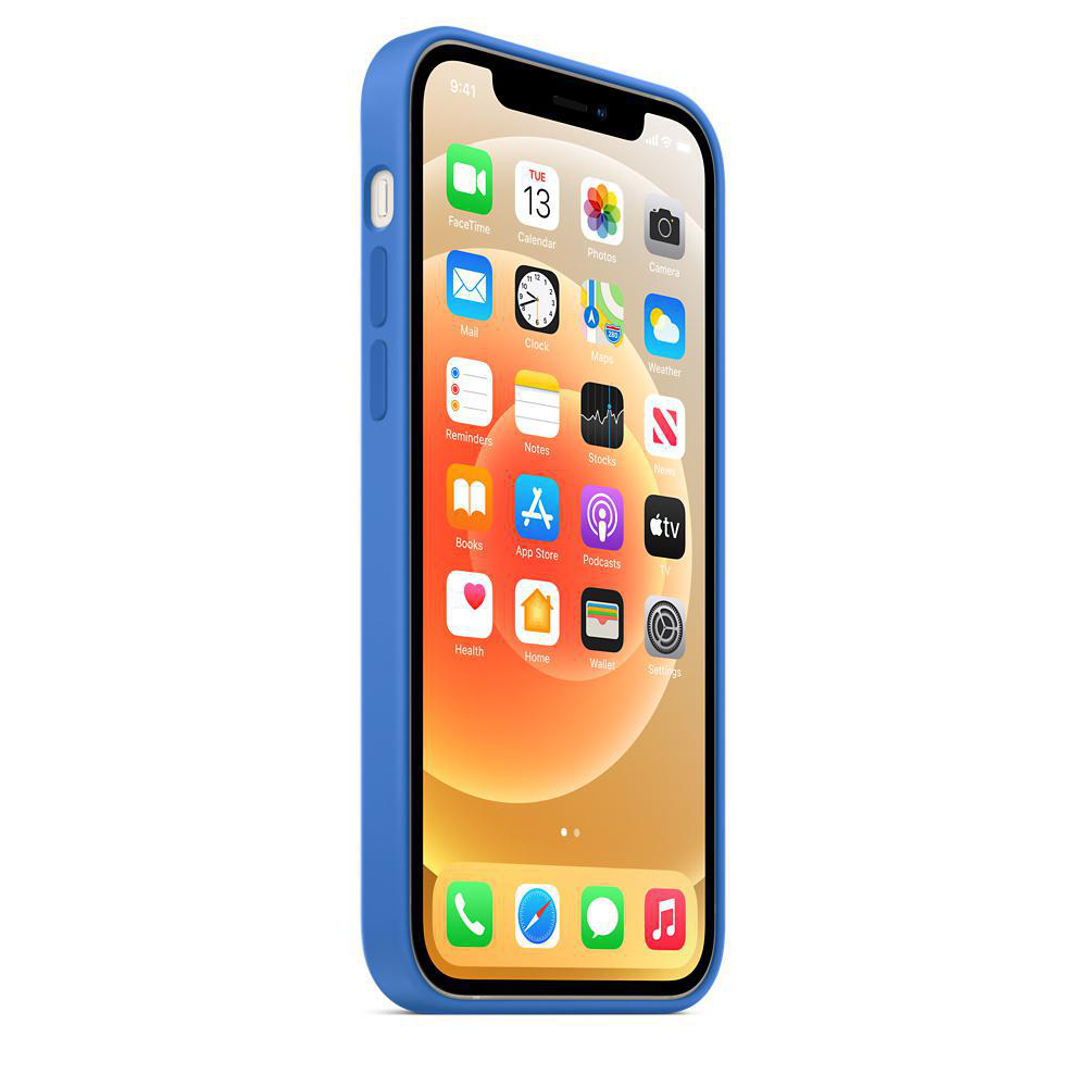 APPLE MJYY3ZM/A mit MagSafe, Backcover, Apple, iPhone 12, iPhone 12 Pro, Capri Blue