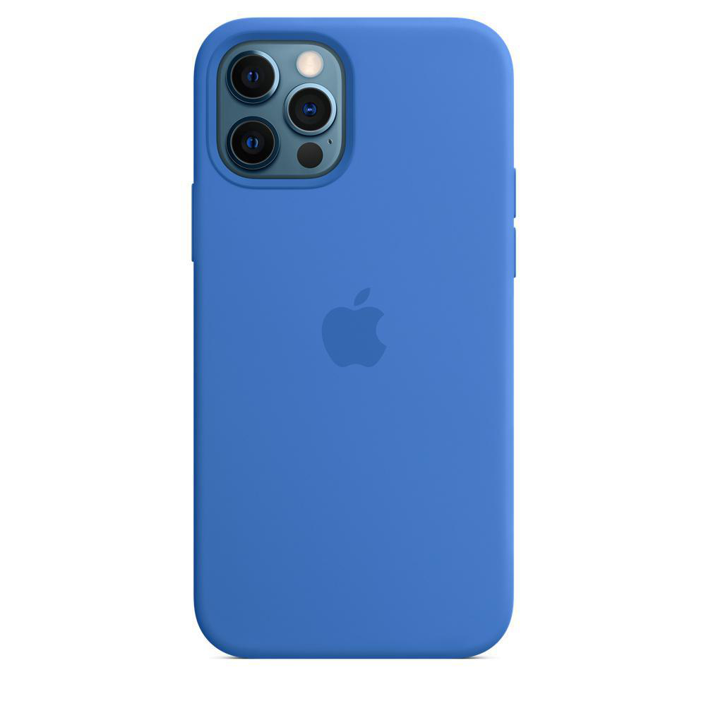 APPLE MJYY3ZM/A mit MagSafe, Backcover, Apple, iPhone 12, iPhone 12 Pro, Capri Blue