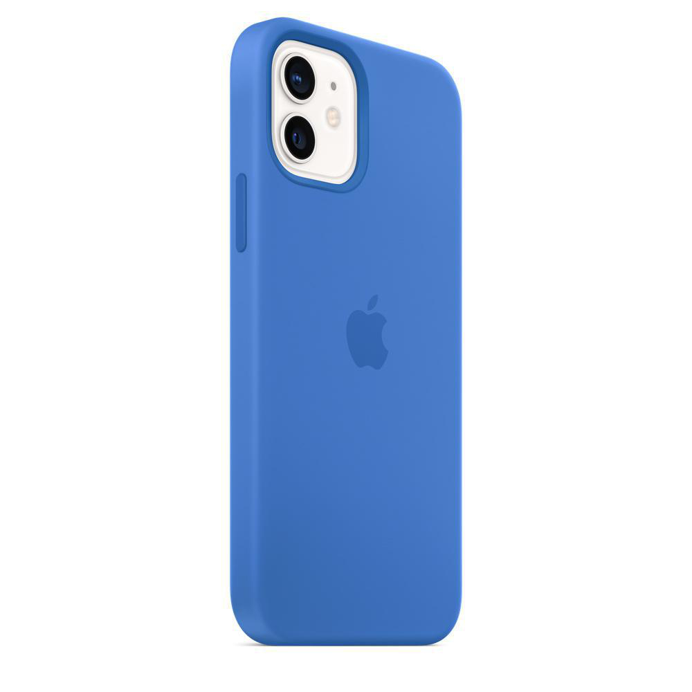 APPLE MJYY3ZM/A mit MagSafe, Backcover, Apple, iPhone 12, iPhone 12 Pro, Capri Blue