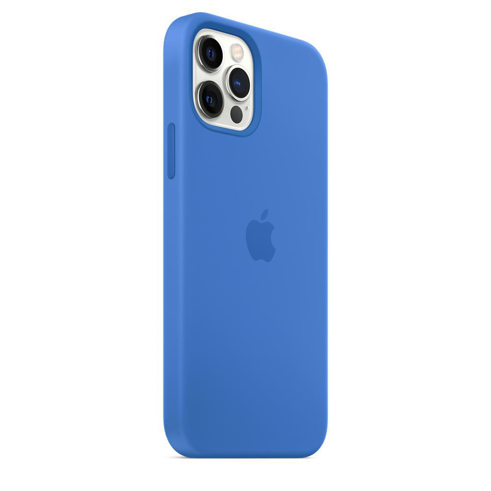 APPLE MJYY3ZM/A iPhone 12, Apple, iPhone Backcover, MagSafe, mit Blue Capri 12 Pro