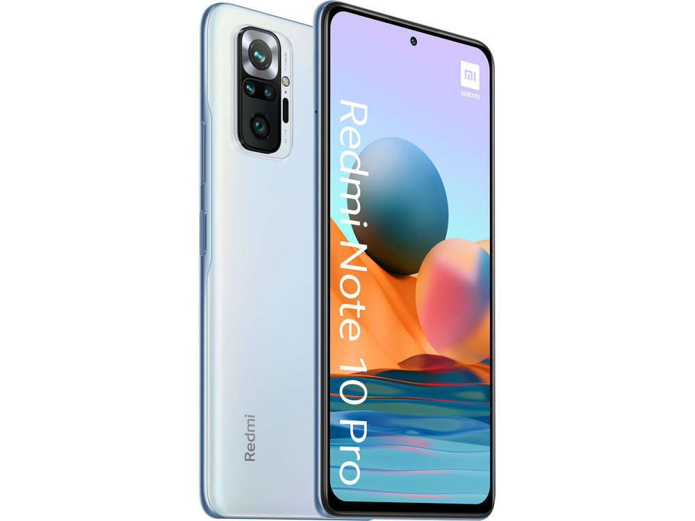Xiaomi Redmi Note 10 Pro, Azul, 128 GB, 6 GB RAM, 6.67" FHD+, Snapdragon™ 732G, 5020 mAh, Android 11