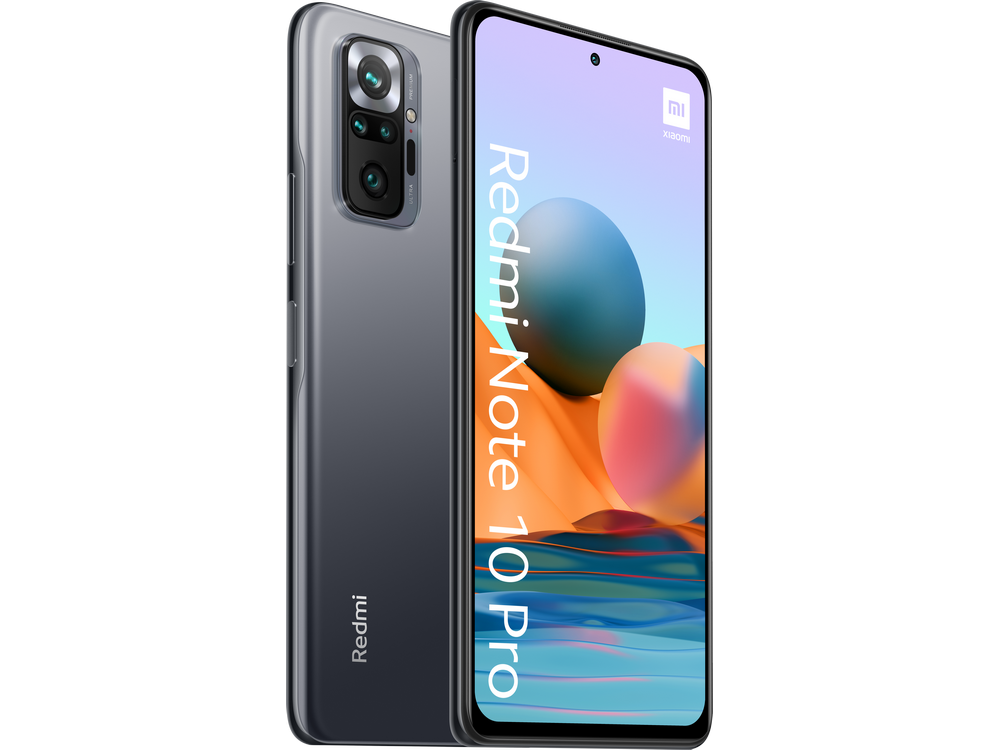 Xiaomi Redmi Note 10 Pro, Gris, 128 GB, 6 GB RAM, 6.67" FHD+, Snapdragon™ 732G, 5020 mAh, Android 11