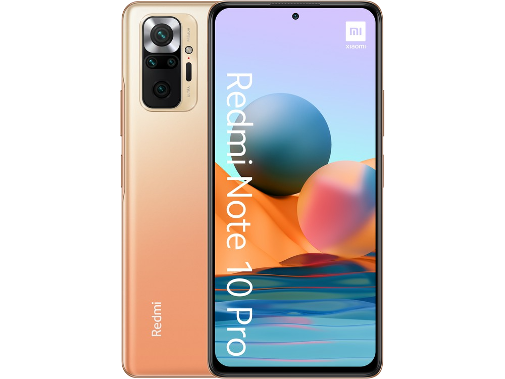 Móvil Xiaomi Redmi Note 10 Pro, Bronce, 128 GB, GB RAM, FHD+,  Snapdragon™ 732G, 5020 mAh, Android 11