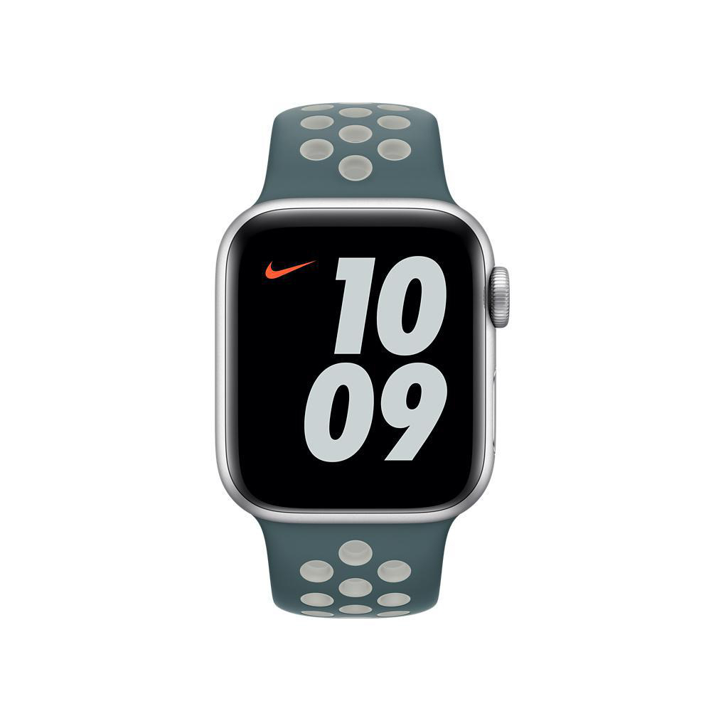 APPLE 40 mm Nike Sportarmband Regular, Ersatzarmband, Hasta/Light Silver