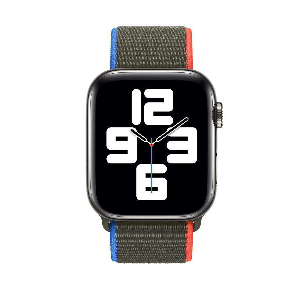 APPLE 44 mm Sport Loop, Ersatzarmband, Oliv