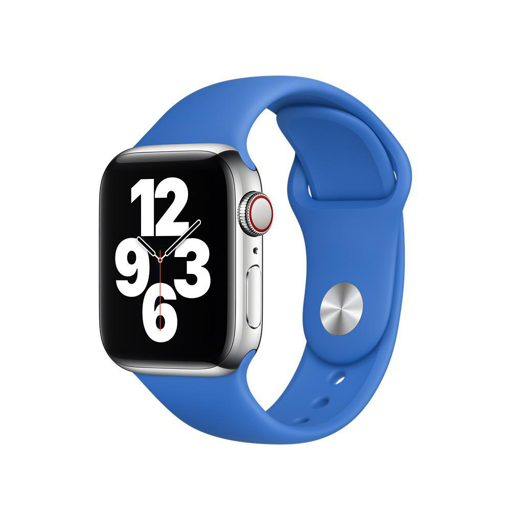 APPLE 40 mm Sportarmband Regular, Ersatzarmband, Capriblau