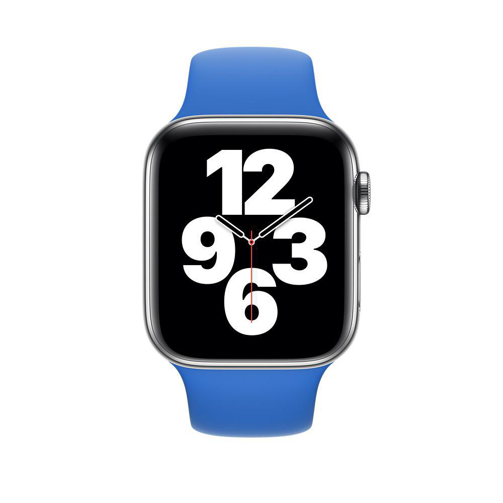 APPLE 44 mm Sportarmband Regular, Ersatzarmband, Capriblau